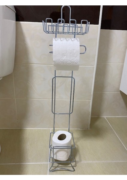 Renk Yapı Gri Tuvalet Kağıtlığı Wc Kağıtlık Paslanmaz Yedekli Tuvalet Kağıtlığı Wc Banyo Tuvalet