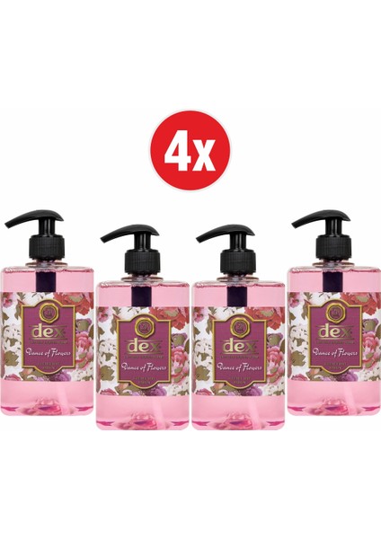 Luxury Dans Of Flowers Sıvı Sabun 500 ml x 4 Adet