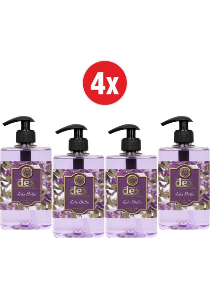 Luxury Lila Bella Sıvı Sabun 500 ml x 4