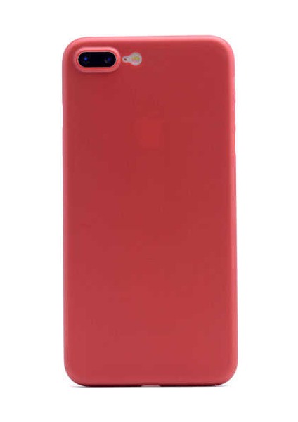 Apple iPhone 8 Kılıf A+ Ultra Ince Sert Kapak Kırmızı fiyatları