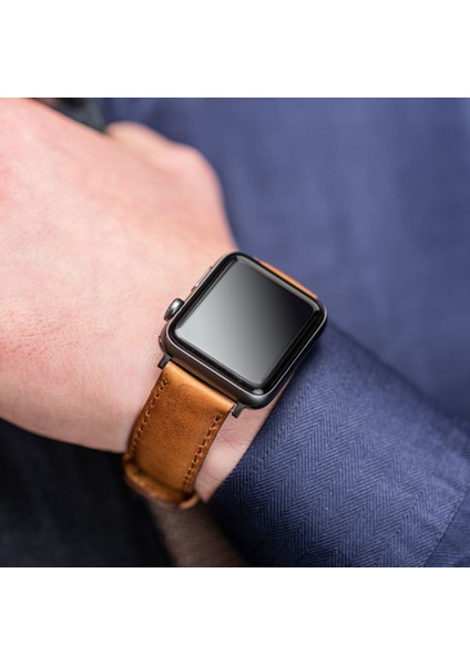 Apple Watch Uyumlu Deri Kordon 42 44 45 mm Mavi fiyatları