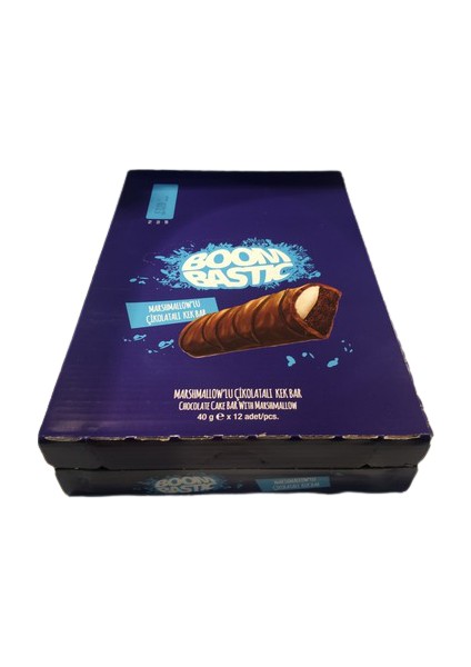 Boombastıc Marshmallowlu Çikolatalı Kek Bar 12 x 40 gr