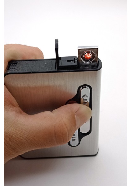 Gri USB Girişli Tabaka