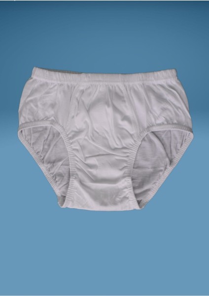 5'li Paket Pamuk Erkek Çocuk Slip Külot Beyaz