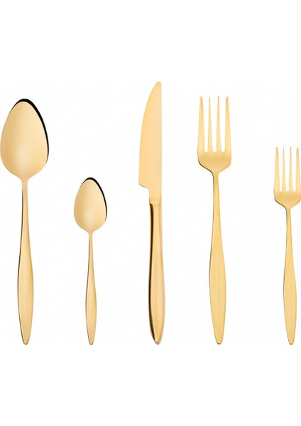 Ilıca Gold 30 Parça 6 Kişilik Çatal Kaşık Bıçak Seti fiyatları