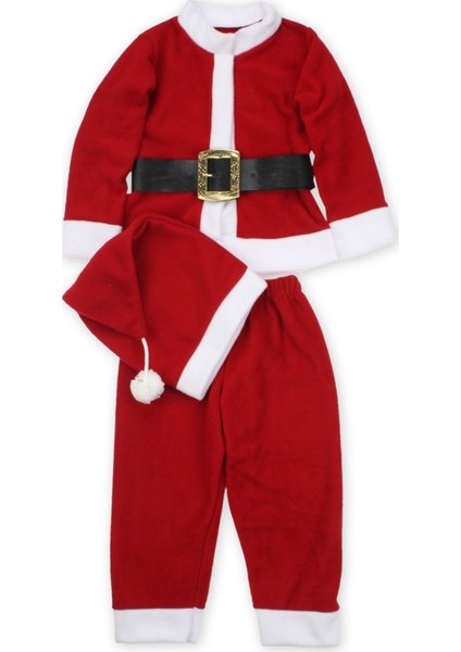 Yılbaşı Noel Baba Çocuk Kostümü