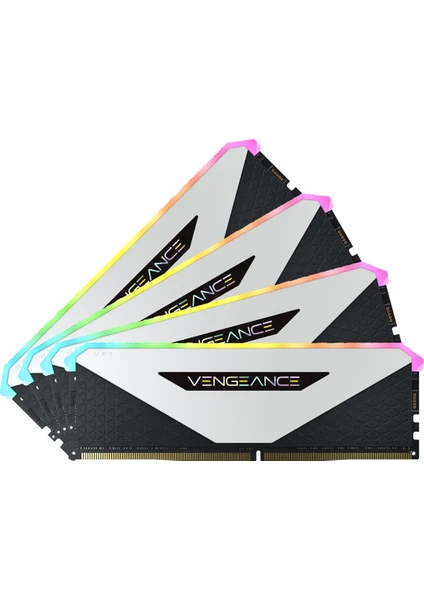 CMN32GX4M4Z3200C16W 32GB(4X8) Vengeance Rgb Rt White 3200MHZ CL16 Ddr4 Ram