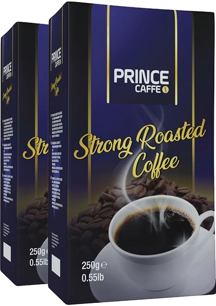 Caffe Strong Roasted Filtre Kahve 2 x 250 gr (500 Gr)