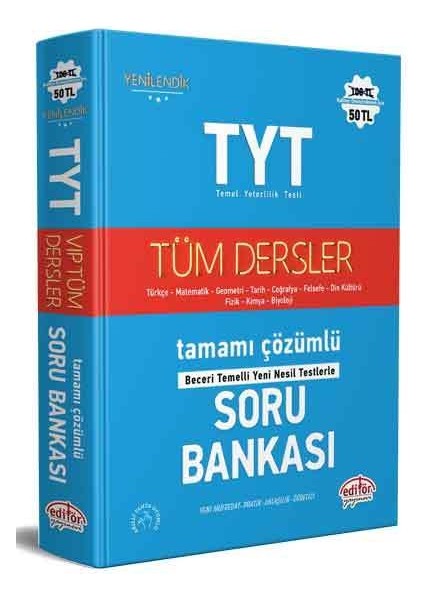 TYT Tüm Dersler Soru Bankası