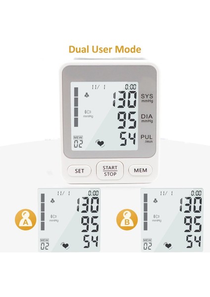 USB Ses Dijital Bilek Kan Basıncı Monitörü (Yurt Dışından) modelleri