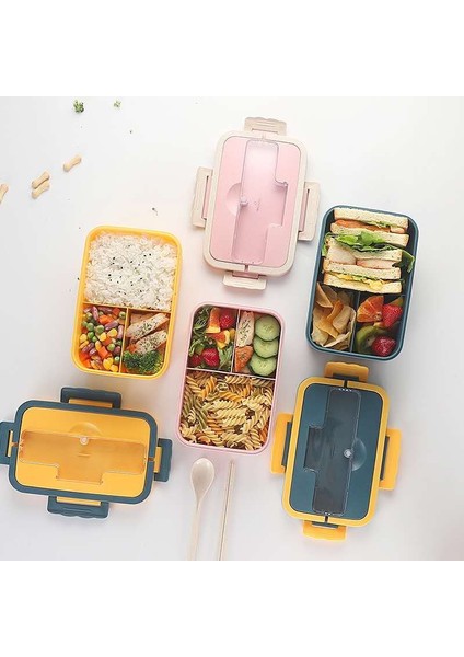 Buğday Bölmesi Saman Öğle Yemeği Kutusu indirimleri