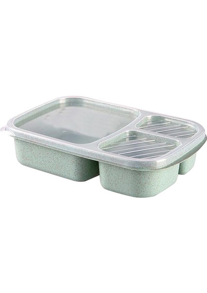 Öğle Yemeği Kutusu Yeniden Kullanılabilir 3 Bölmeli Plastik (Yurt Dışından)