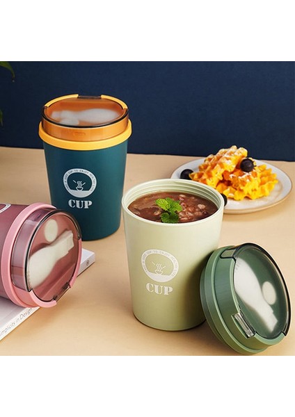 500 ml Fincan Şekli Öğle Yemeği Kutusu Mikrodalga (Yurt Dışından)
