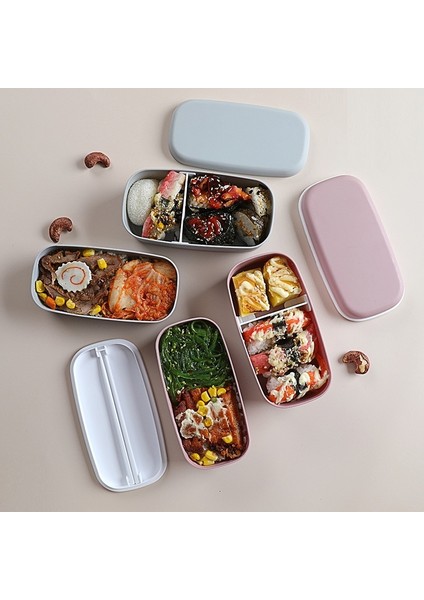 Kutu Plastik Malzeme Gıda Buzdolabı Taze Tutma Kutusu Çift Layeredren'in Öğle Yemeği Kutusu (Yurt Dışından) fırsatları