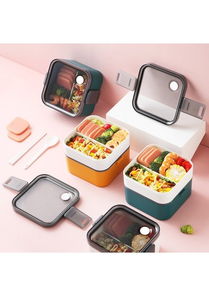 Mikrodalgaya Uygun Japon Tarzı Mühürlü Öğle Yemeği Kutusu Sofra Takımı fiyatları