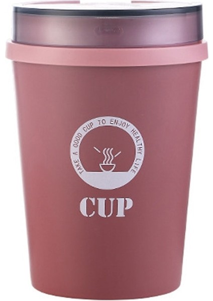 500 ml Çorba Sızdırmaz Öğle Yemeği Çevre Dostu Mikrodalga Edilebilir (Yurt Dışından)