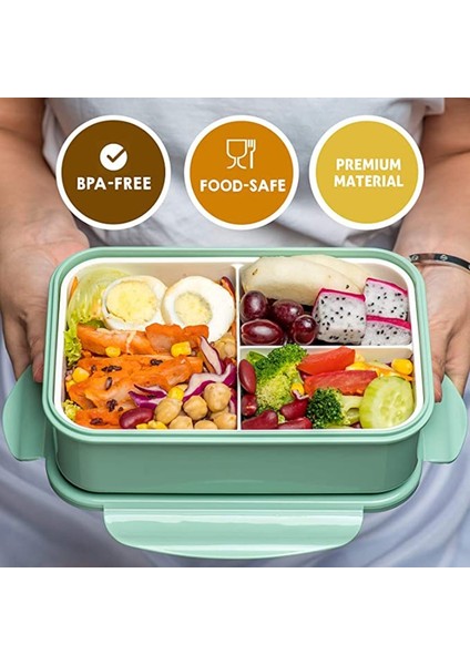 Mikrodalgaya Uygun Bento Kutusu Japon Sofra Takımı (Yurt Dışından)