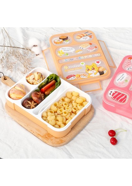 Sızdırmaz Taşınabilir Bento Kutusu 1000ML (Yurt Dışından)