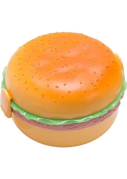 Sevimli Hamburger Çift Katmanlı Öğle Yemeği Kutusu (Yurt Dışından)