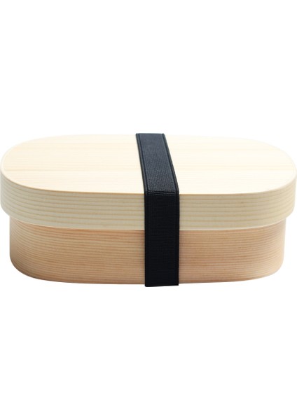 Çanta ve Kaşık Çatal Çubuklarını ile Ahşap Öğle Yemeği Kutusu (Yurt Dışından)