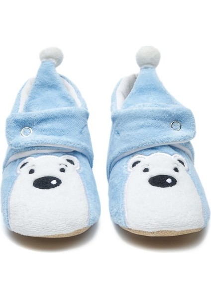 Kutup Ayısı Kaydırmaz Tabanlı Pamuk Astarlı Çıtçıtlı Panduf fiyatları