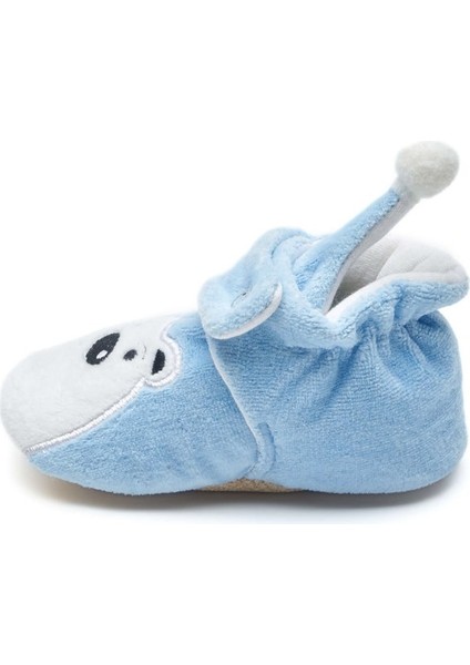 Kutup Ayısı Kaydırmaz Tabanlı Pamuk Astarlı Çıtçıtlı Panduf fırsatları