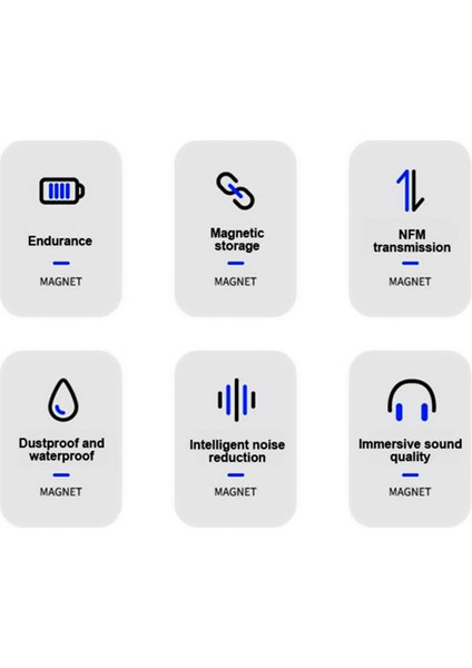 QE03 Kablosuz Kulaklık Bt5.0 Manyetik Boyun  (Yurt Dışından)