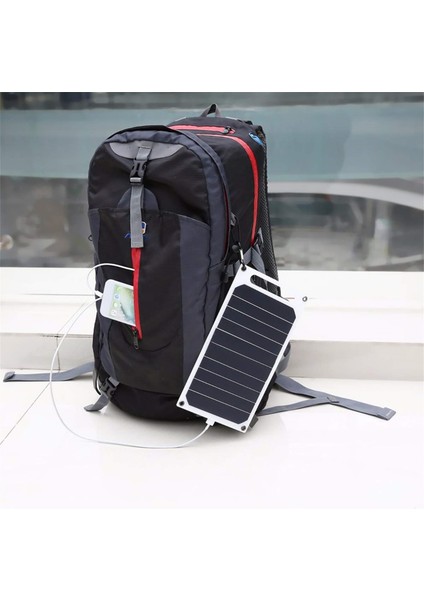 USB Taşınabilir Mini İnce Güneş Paneli Şarj Cihazı - Siyah (Yurt Dışından) fiyatları