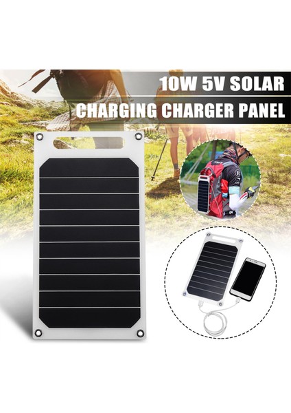 USB Taşınabilir Mini İnce Güneş Paneli Şarj Cihazı - Siyah (Yurt Dışından) indirimleri