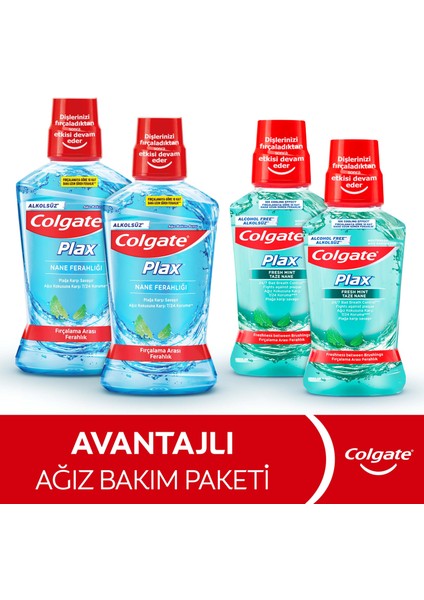 Ağız Bakım Suyu 500 ml + 250 ml Avantajlı Paket x 2 Adet