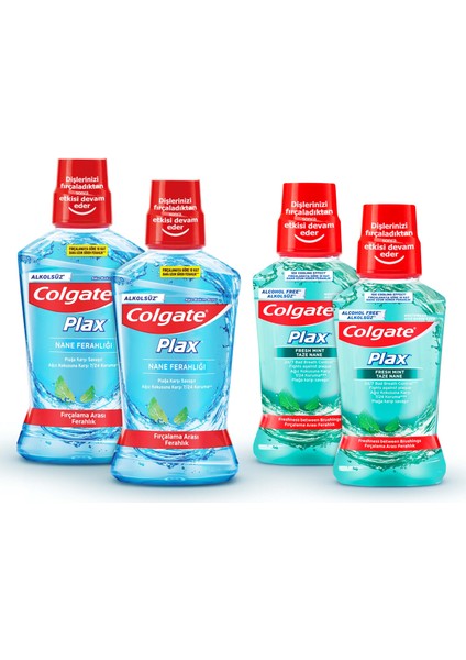 Ağız Bakım Suyu 500 ml + 250 ml Avantajlı Paket x 2 Adet