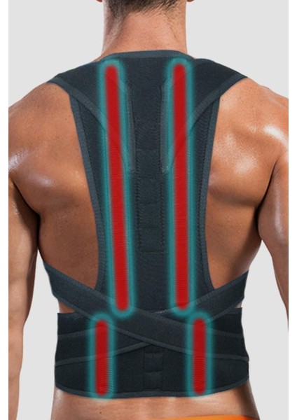 Ankaflex Ortopedik Dik Durus Korsesi Balenli Manyetik Kamburlukk Önleyici Korse Erkek Bayan Sırt Korsesi fırsatları