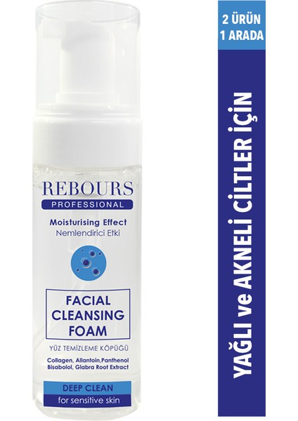 Akneli Ciltler Için Temizleme Köpüğü 150 ml