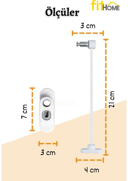 10 Adet ! Halatlı Anahtarlı Cam Pencere Kilidi Pimapen Pvc Kilidi Hırsızlık Çocuk Güvenlik Kilidi