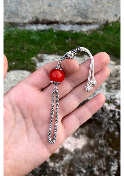 Kehribar Taşlı 925 Ayar Gümüş Anahtarlık modelleri