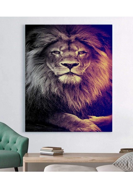 Aslan Kral Kanvas Tablo