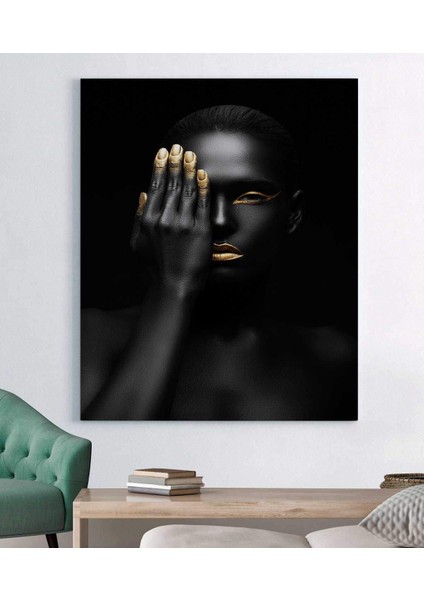 Zenci Kadın Kanvas Tablo fiyatları