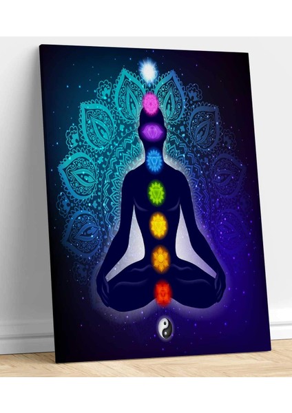 Hint Buda Meditasyon 7 Çakra Yoga Spor Kanvas Tablo fiyatları
