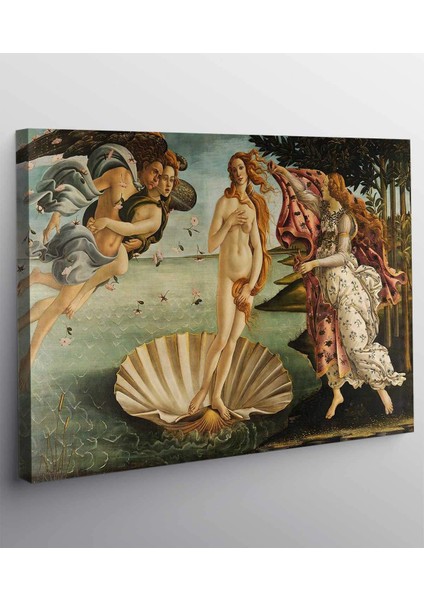 Sandro Botticelli - Venüs'ün Doğuşu Kanvas Tablosu