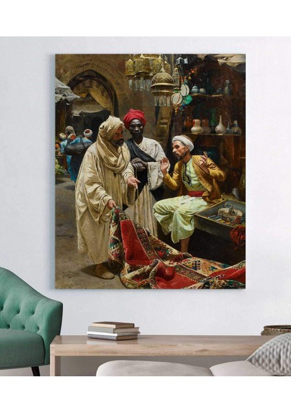 Halı Sanatçı Kanvas Tablo