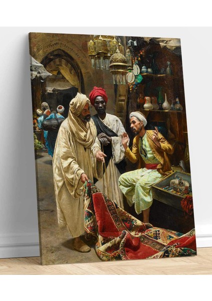 Halı Sanatçı Kanvas Tablo