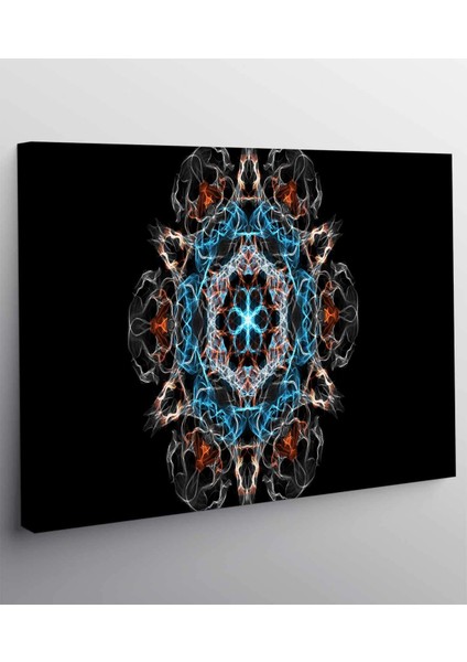 Yaşam Çiçeği Sri Yantra Kanvas Tablo