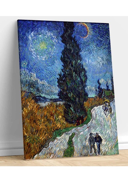 Vincent Van Gogh Yıldızlı Gökyüzü Kanvas Tablo fiyatları