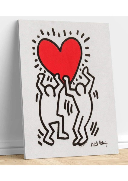 Keith Haring Love Kanvas Tablo