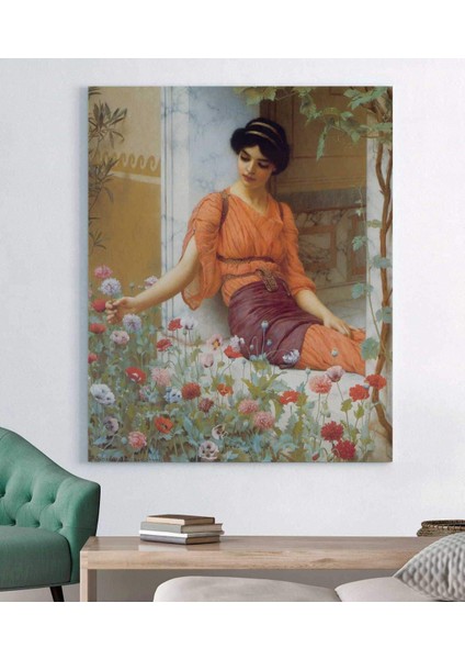 Stella Store John William Godward -Summer Flowers Kanvas Tablo