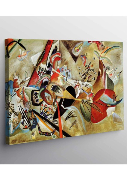 Wassily Kandinsky In Gray Kanvas Tablo