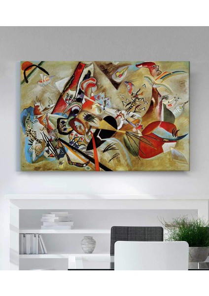 Wassily Kandinsky In Gray Kanvas Tablo fiyatları