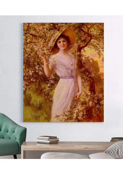 Emile Vernon Kiraz Çiçeği Kanvas Tablo fiyatları