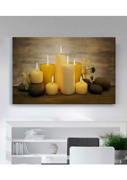 Mum Işığı Kanvas Tablo fiyatları