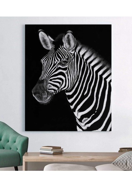 Zebra Dekoratif Kanvas Tablo